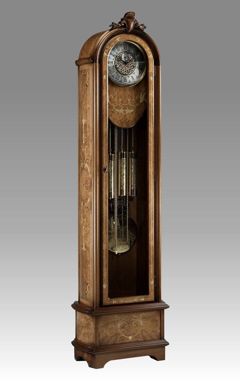 Grandfather clock Art.552/1 root with inlay